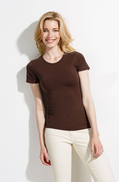 Футболка женская Miami 170, черная, XS–XL