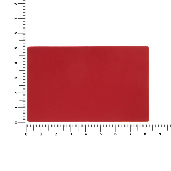 Лейбл Listra Soft Touch, XL, бордовый, 5х8 см