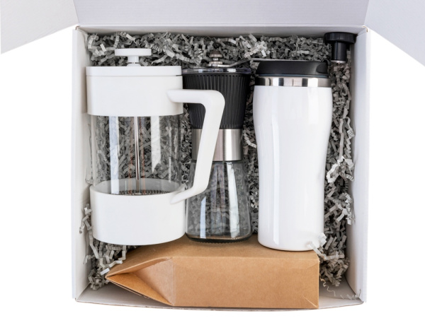 Подарочный набор «Бодрое утро» 2.0, Цвет белый