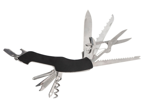 Мультитул-складной нож «Demi» 11-в-1, Цвет черный