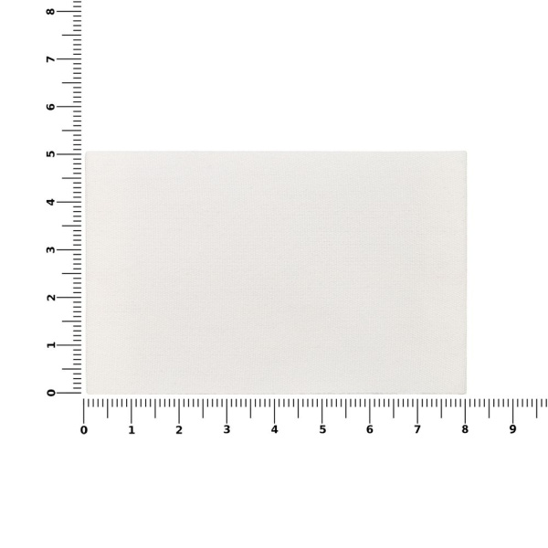 Лейбл хлопковый Doni, XL, беленый, 5х8 см
