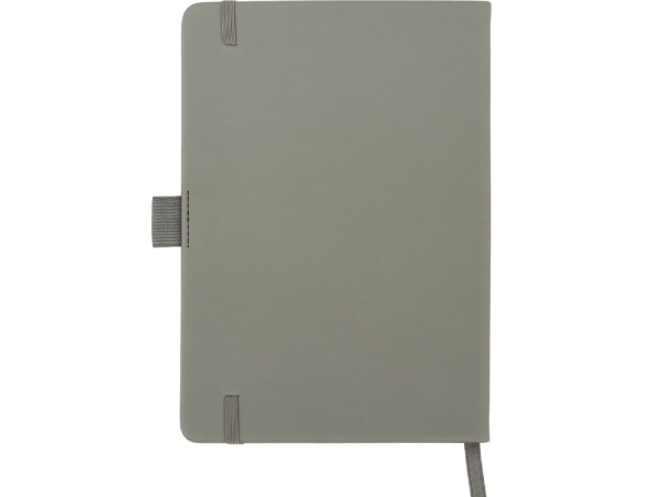 Блокнот А5 в твердой обложке «Vision 2.0» soft-touch, Размер А5, Цвет серый