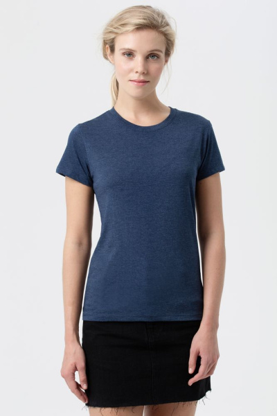 Футболка женская Regent Fit Women, синий меланж, S–XXL