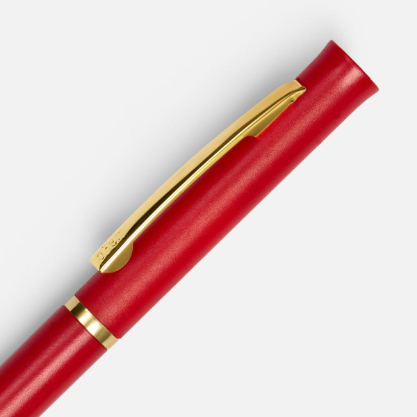 Ручка шариковая Euro Gold, красная, 13,3х0,8