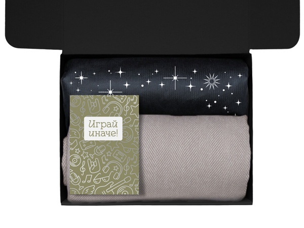 Подарочный набор «Re:y. Nest» с пледом, кружкой и вареньем, Цвет оливковый