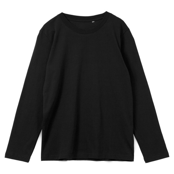 Футболка с длинным рукавом Lehta, черная, S–3XL