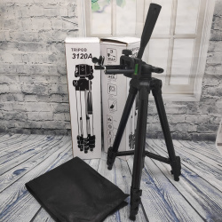 (Оригинал!) Штатив для камеры и телефона Tripod 3120 (35-102 см) с непромокаемым чехлом