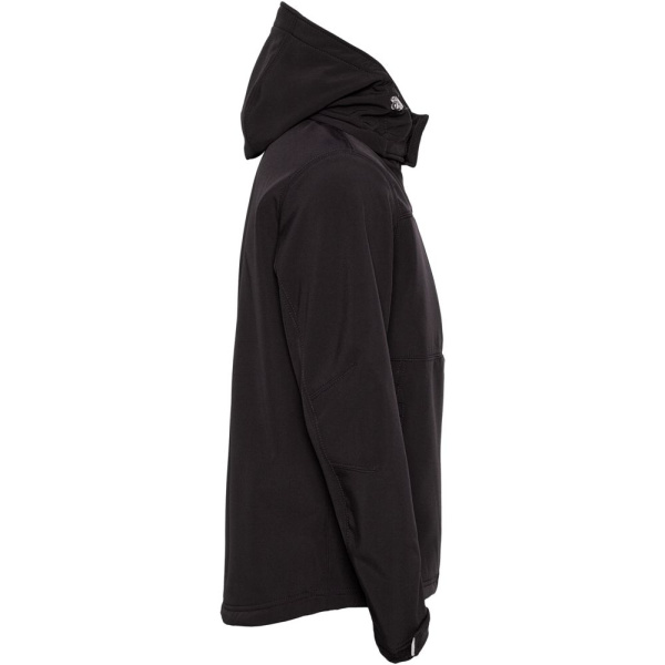 Куртка мужская Hooded Softshell черная, S–2XL