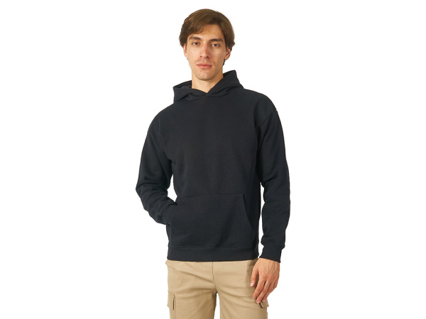 Толстовка с капюшоном оверсайз «Berlin» унисекс, Размер XL-2XL, Цвет черный