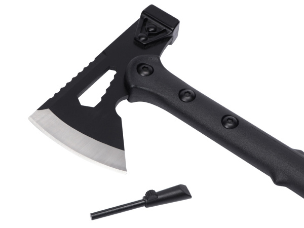 Топор 4-в-1 с огнивом «Lumber», Цвет серебристый, черный