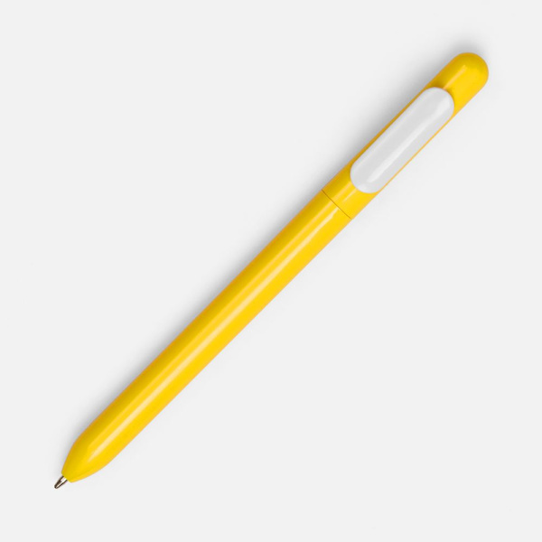 Ручка шариковая Swiper, желтая с белым, 14,3х1,0 см