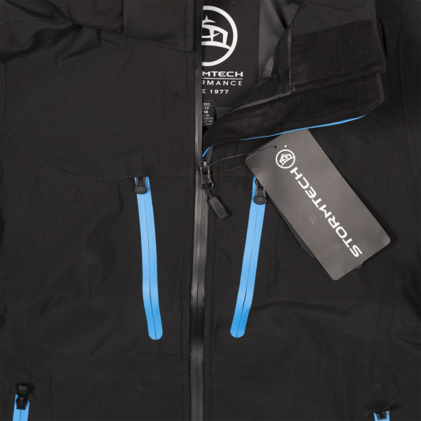 Куртка софтшелл женская Patrol, черная с синим, XS–XXL