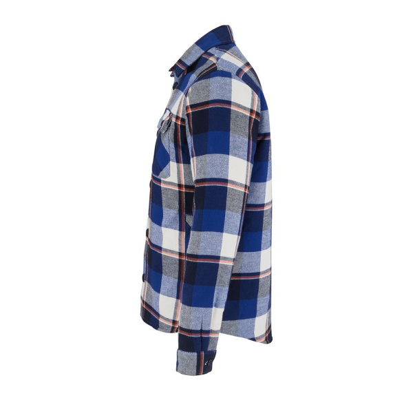 Куртка-рубашка оверсайз унисекс Noah, синяя, XS–4XL (0–3)