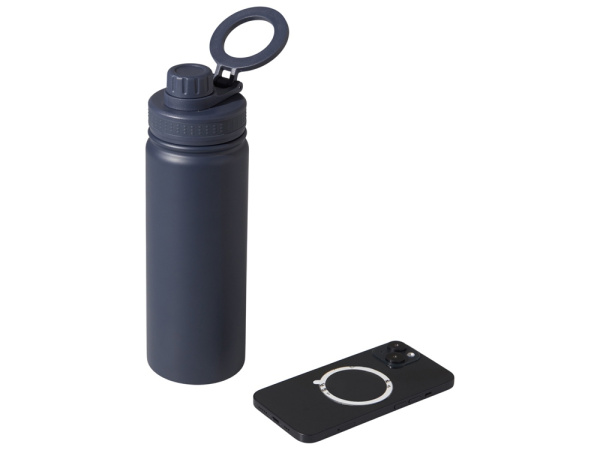 Вакуумная термобутылка с MagSafe-держателем «Insider», 600 мл, Цвет темно-синий