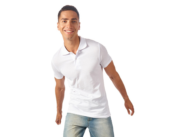 Рубашка поло "First 2.0" мужская, Размер XL, Цвет белый