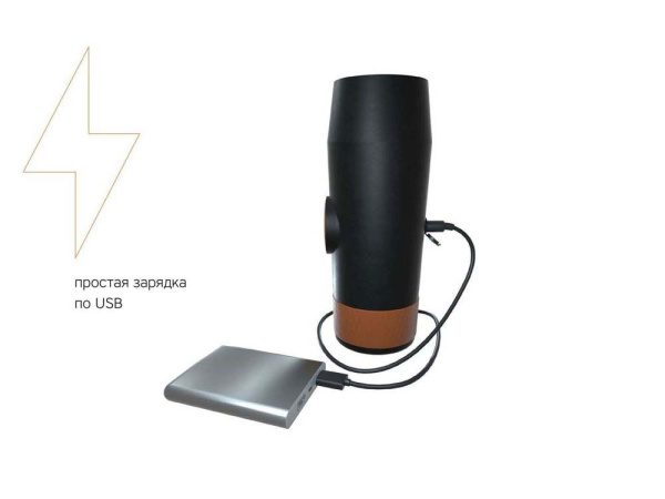 Портативная кофемашина «Barista», Цвет черный