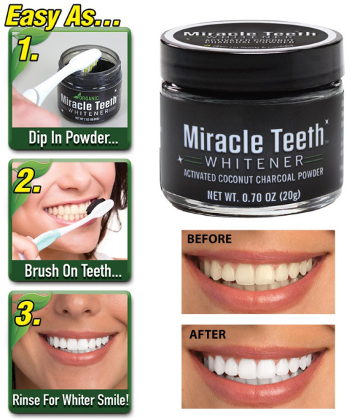 Отбеливатель Miracle Teeth Whitener (качество А)