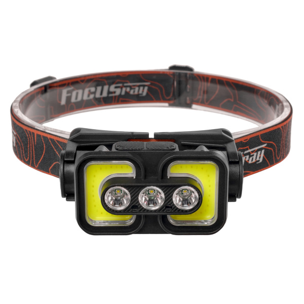 FOCUSray 1306 акку 18650 1200 мАН 3,7V индикатор заряда,сенсор,3 диода 3W +2 СОВ 3W 1/180, шт