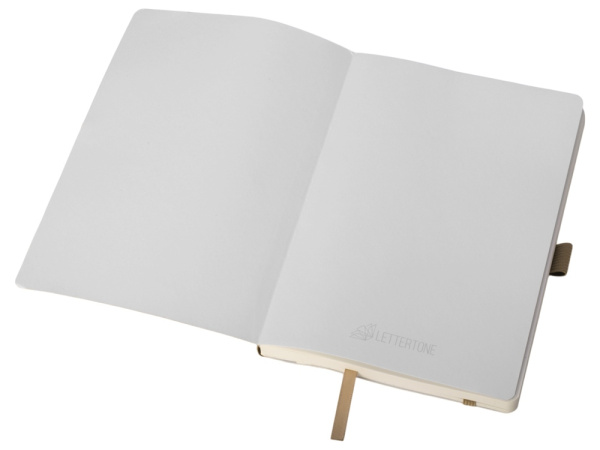 Блокнот из моющегося крафта и каменной бумаги А5 «Fleekstone», Цвет натуральный