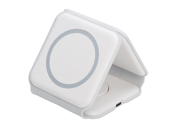 Беспроводное зарядное устройство 3-в-1 «Road», 15 Вт, Цвет белый