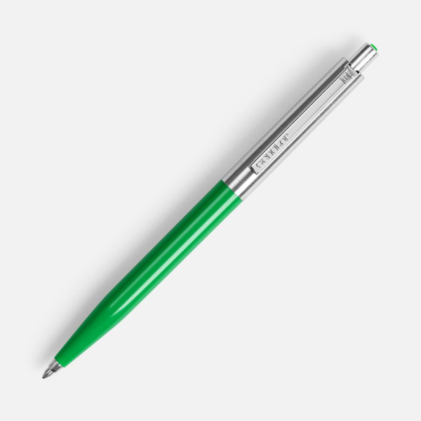 Ручка шариковая Senator Point Metal, ver.2, зеленая, 0,9х13,7 см