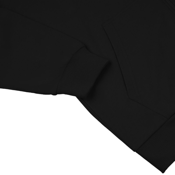 Толстовка на молнии с капюшоном Siverga 2.0, черная, XS–5XL