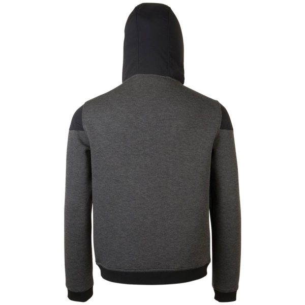 Куртка унисекс Voltage, черный меланж с черным, XS–3XL