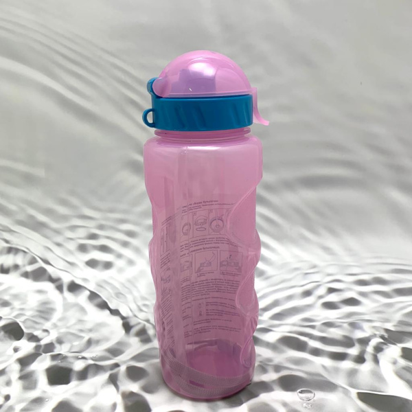 Бутылка для воды и других напитков "LIFESTYLE" anatomic C трубочкой, 500 мл, 3+