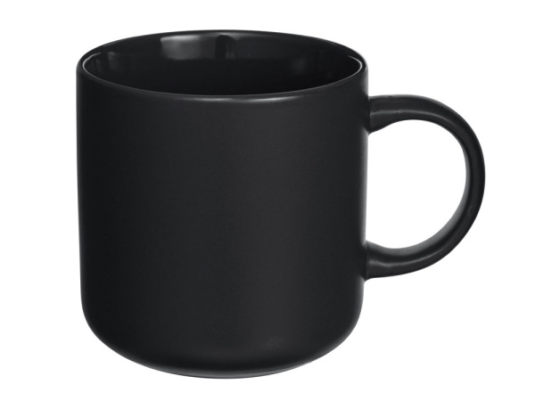 Кружка «Rita», матовая, Цвет черный
