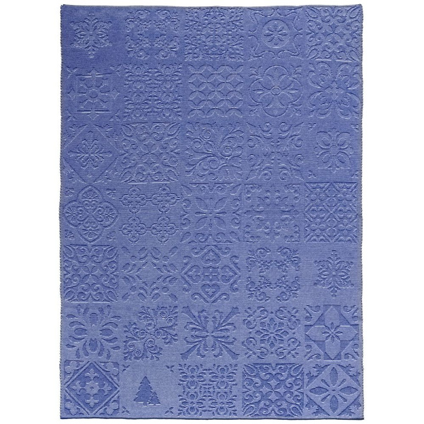 Плед Ornamental, синий, 110х160 см