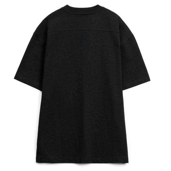 Футболка оверсайз унисекс Sideline, черная, XS–XXL
