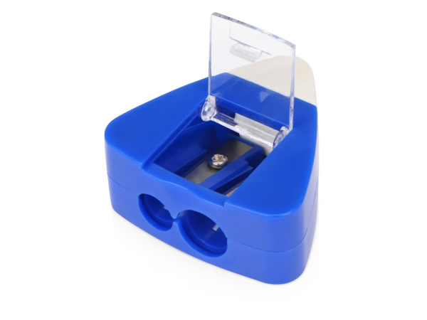 Точилка с ластиком «Easy duo», Цвет синий