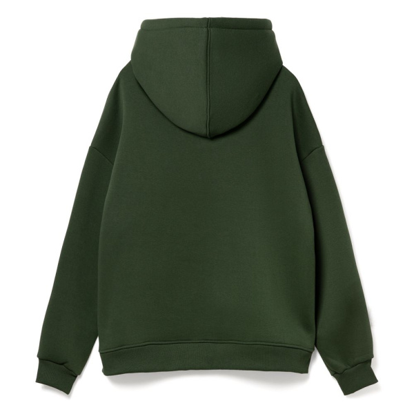Худи Kulonga Oversize, темно-зеленое, XS–XXL