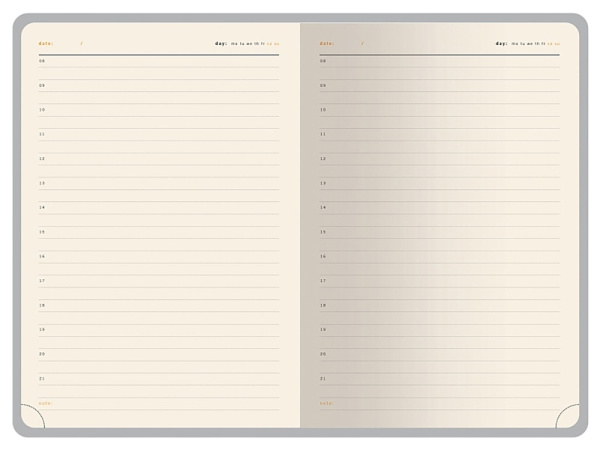 Ежедневник недатированный А5 «Parliament», Размер A5, Цвет красный