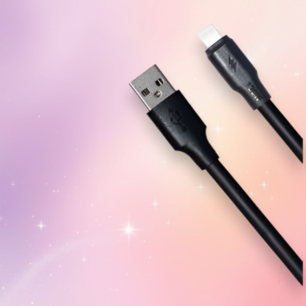 Кабель USB MRM MR56i USB-Lightning, длина 1000мм, ток 6А, мощность 120Вт, черный / Силиконовая защита и премиальная производительность