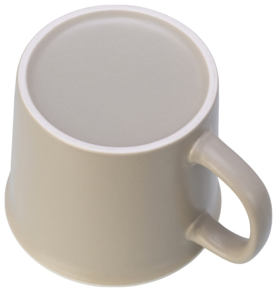 Кружка «Nancy», матовая, Цвет бежевый