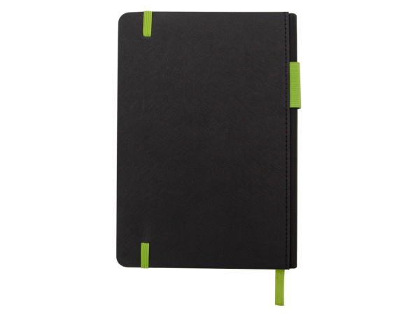 Бизнес-блокнот А5 «Bossy», Цвет черный, зеленое яблоко
