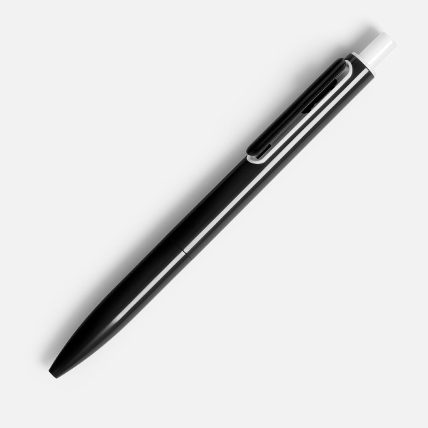 Ручка шариковая Outliner, черная с белым, 14,6х1,1 см