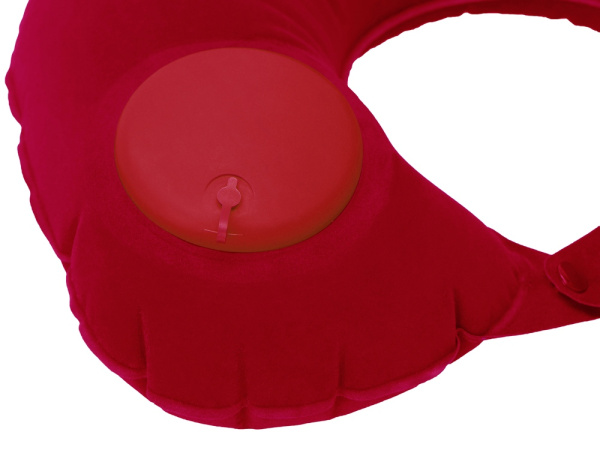 Подушка для путешествия с помпой «Push», Цвет красный