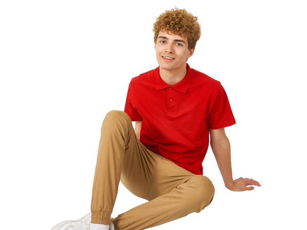 Рубашка поло «Laguna» мужская, Размер XL, Цвет красный