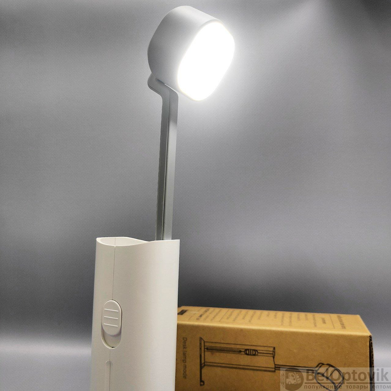 Универсальная портативная лампа Roссi  модель D16 (лампа, фонарик, powerbank 2600 mAh, 3 режима свеч