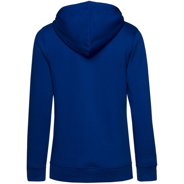 Толстовка с капюшоном женская BNC Inspire (Organic), ярко-синяя, XS–XXL