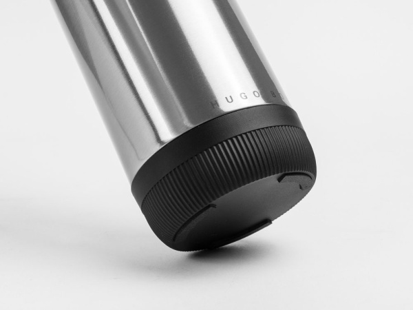 Термобутылка с вакуумной изоляцией «Gear Matrix», Цвет серебристый