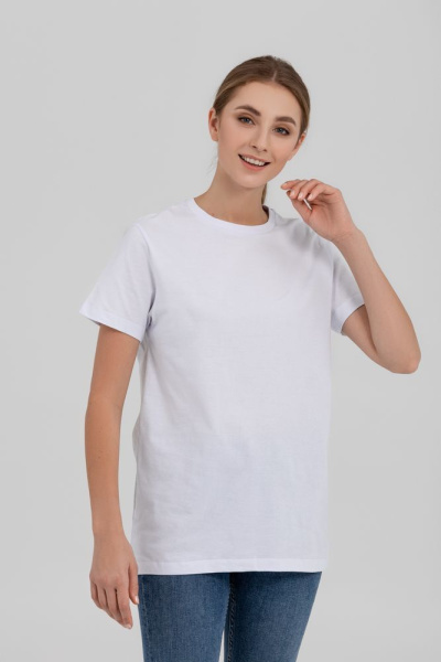 Футболка унисекс T-bolka 160 Original, белая, XXS–XXL