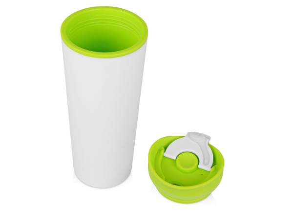 Термокружка «Brite», Цвет белый/зеленое яблоко