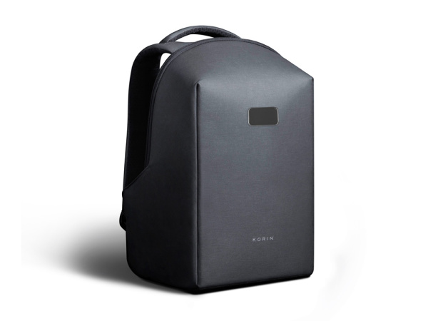 Водостойкий антикражный рюкзак Hipack для ноутбука 15.6", Цвет черный