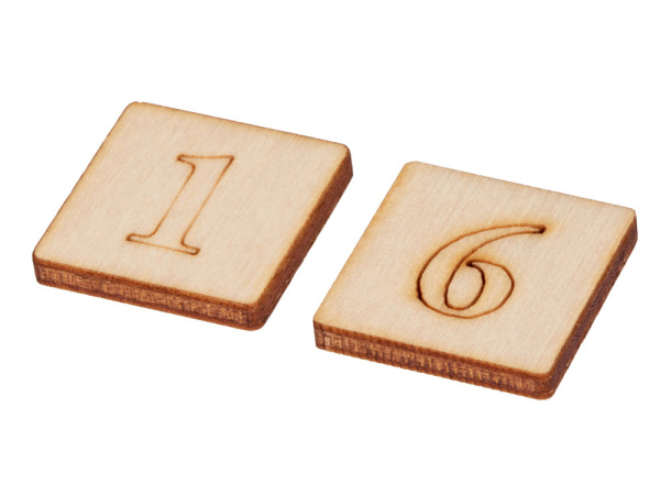 Деревянная головоломка «Пятнашки», Цвет натуральный