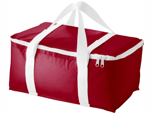 Сумка-холодильник «Lavrik», Цвет красный/белый