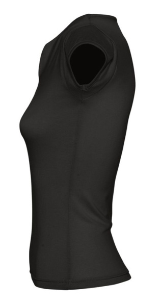 Футболка женская Mint 170, черная, XS–XL