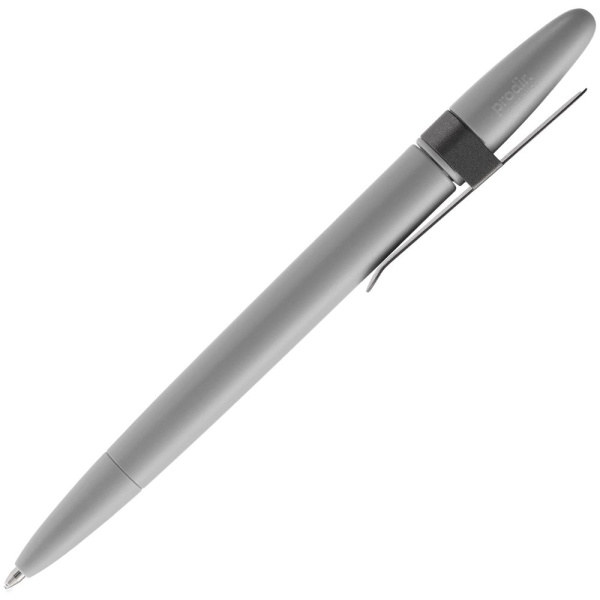 Ручка шариковая Prodir DS5 TSM Metal Clip, серая, 14,5х1,1 см